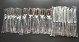 24 tlg. Dessertbesteck Jezler 800 Silber Muguet/Maierisli