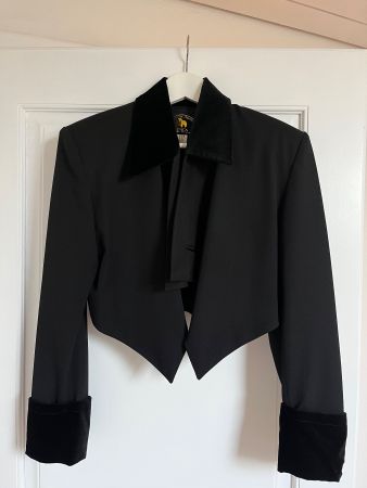 Vintage Onga Angelika Kramer, Blazer, schwarz, 38
