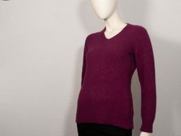 Possum Damen Pullover V-Ausschn. lila M