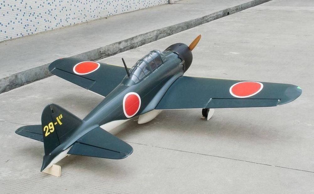 Zero Fighter, 60-100ccm, Spw 2320mm, ARF-Modell von CYModel | Acheter sur  Ricardo