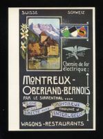 Montreux-Oberland-Bernois Künstlerkarte