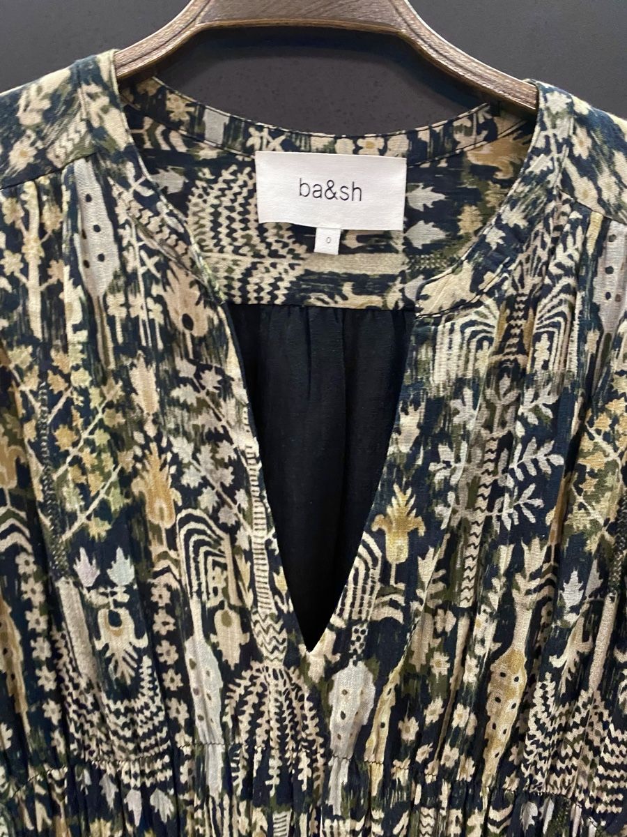 Ba&Sh Kleider: Bash Sommerkleid grün gemustert S neu – Neu (gemäss Beschreibung) aus Büron von Coerner 2