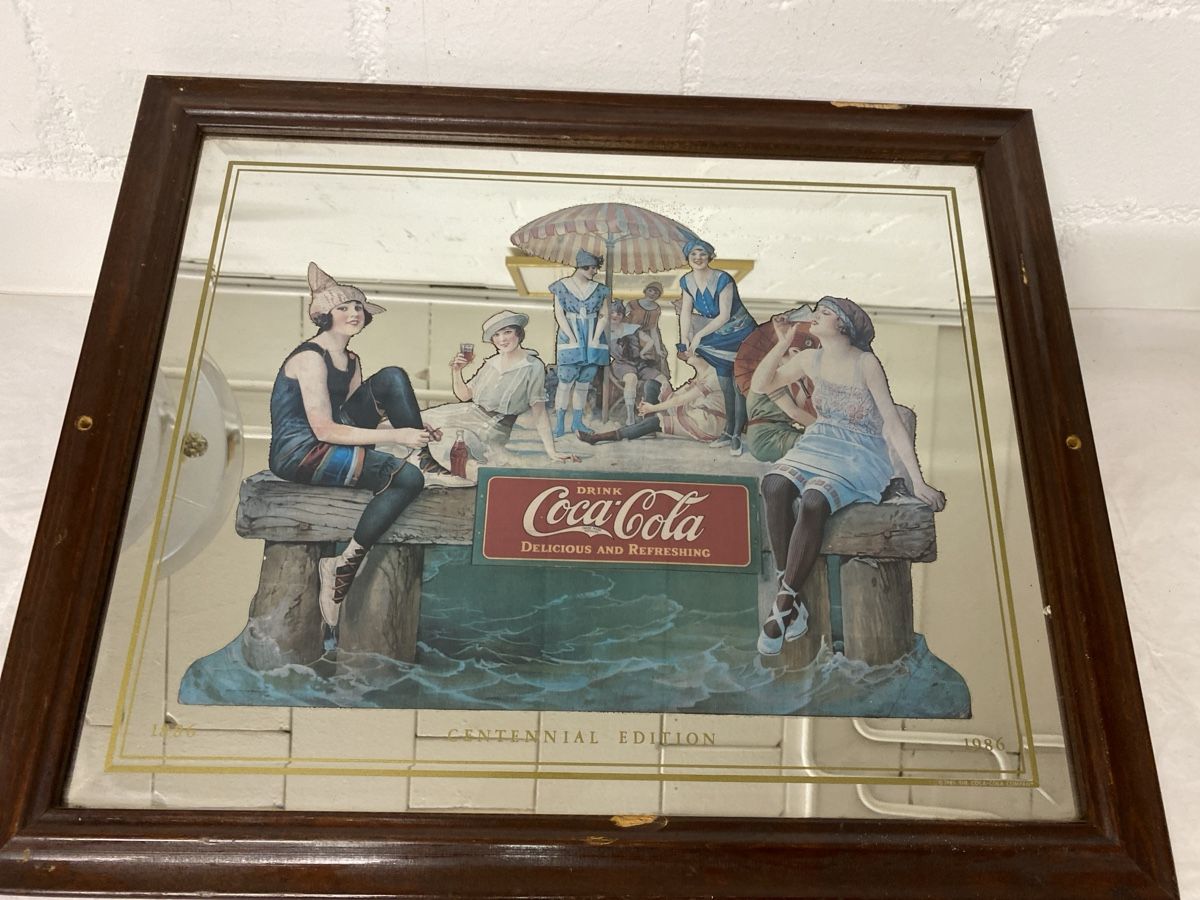 Specchi: Coca-Cola Centennial Edition Spiegel 1986 – Usato da sursee venduto da trilli-tralli 2