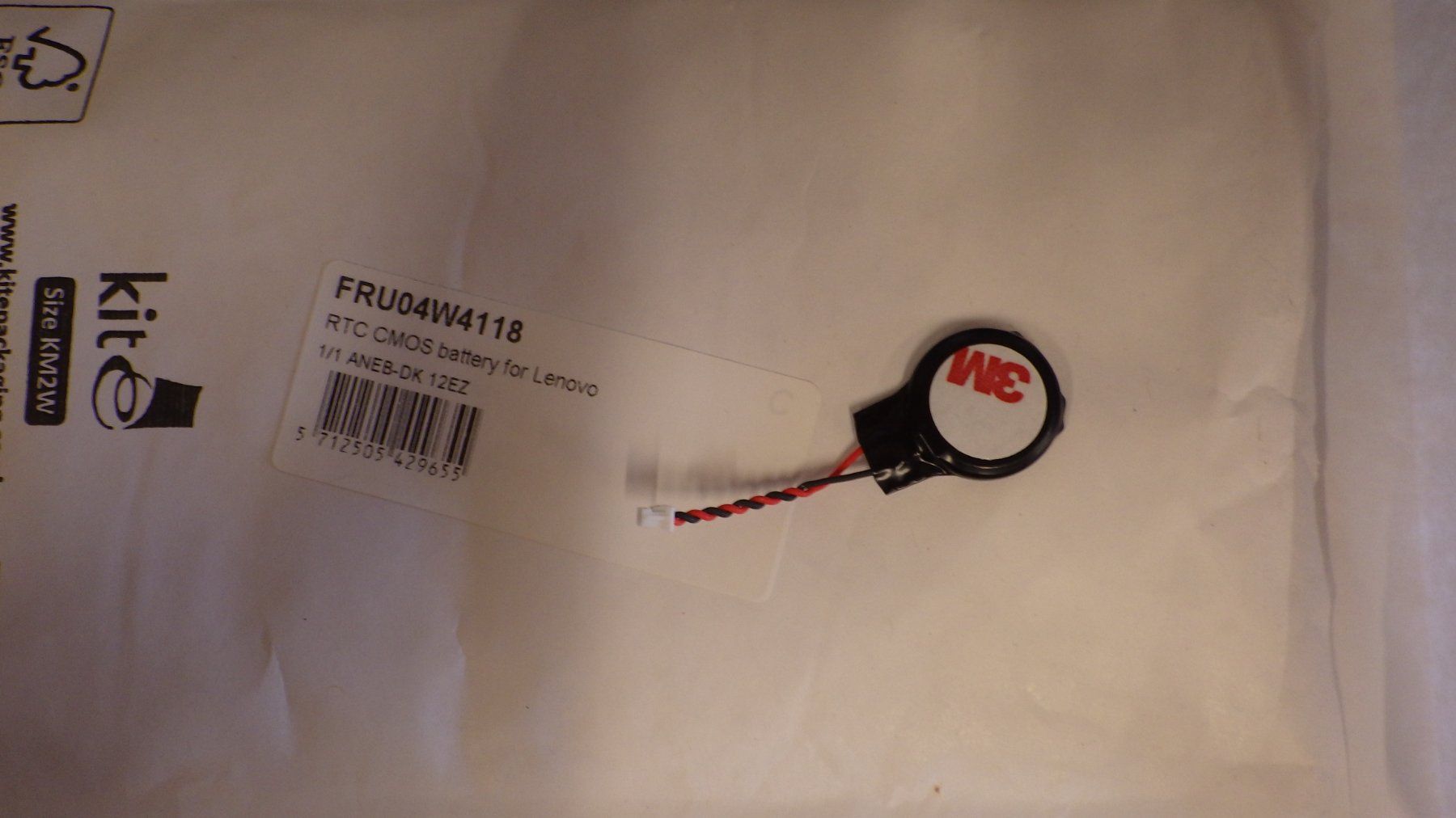 Lenovo Batteries: RTC CMOS battery for Lenovo – Neuf avec emballage d'origine à Gossau ZH par OrderflowAG