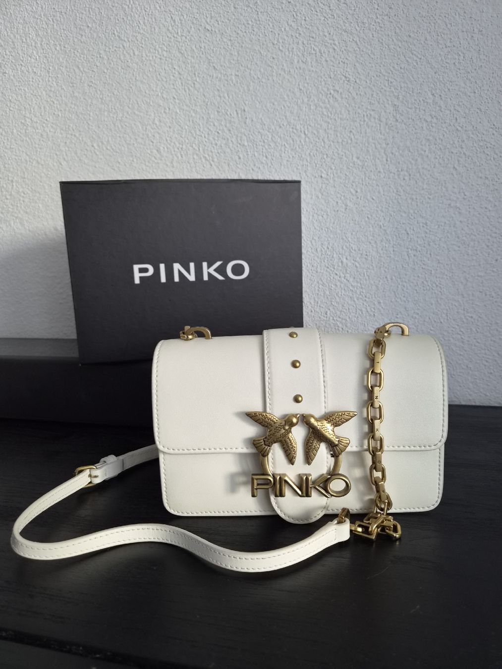 Pinko Borse da donna: Pinko Handtasche Leder weiss  – Usato da Bülach venduto da Recherchieren
