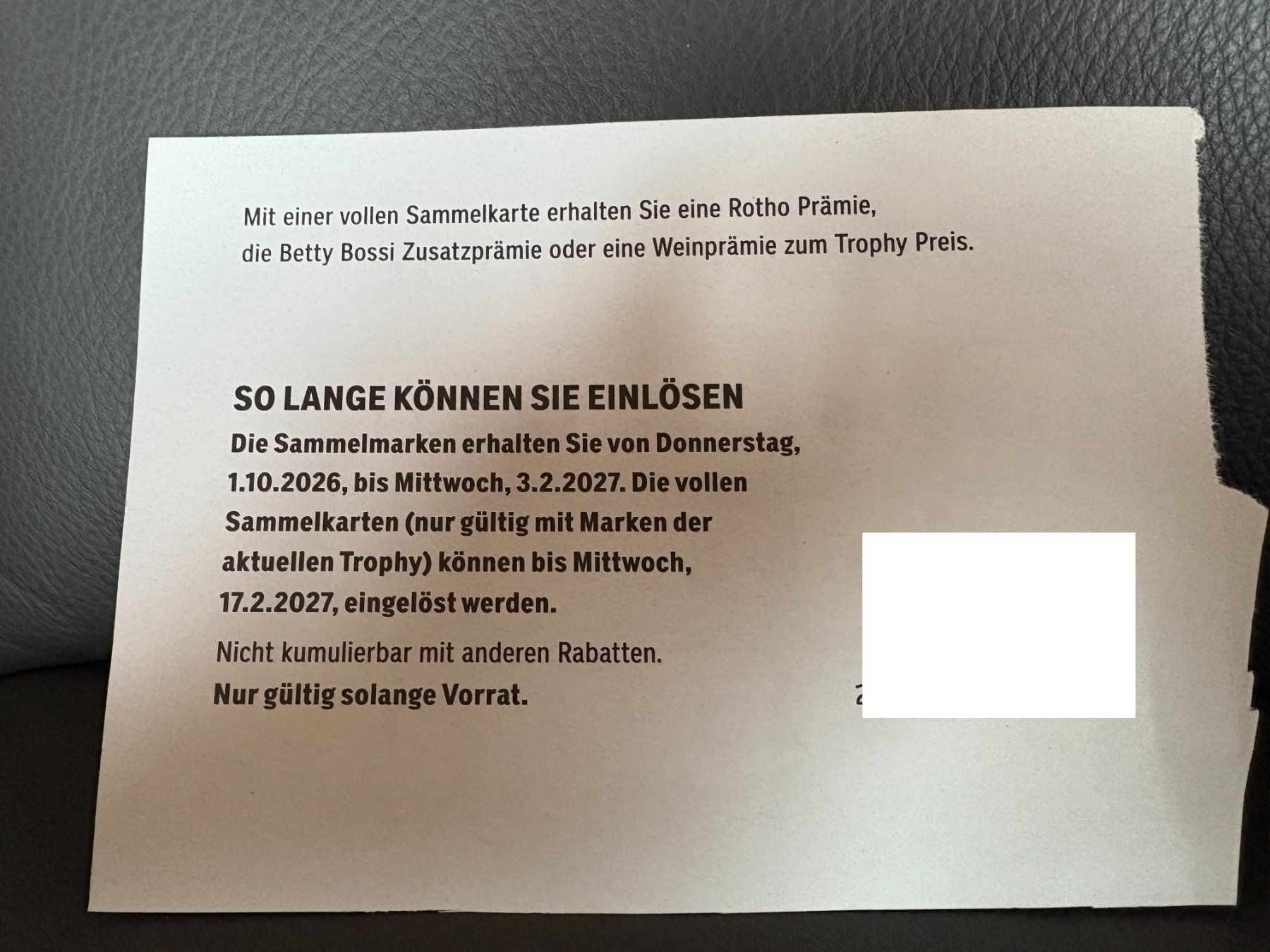 Coop Sammelmarken & -punkte: 1 volle Coop Trophy Karte – Neu (gemäss Beschreibung) aus Mühleberg von cupra80 1
