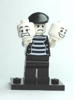Lego Baukästen: Lego Mime (col025) Serie 2 – Gebraucht aus Basel von Swi-7621