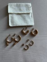Purelei Creolen Set Gold – 3 Paar Ohrringe Wasserfest