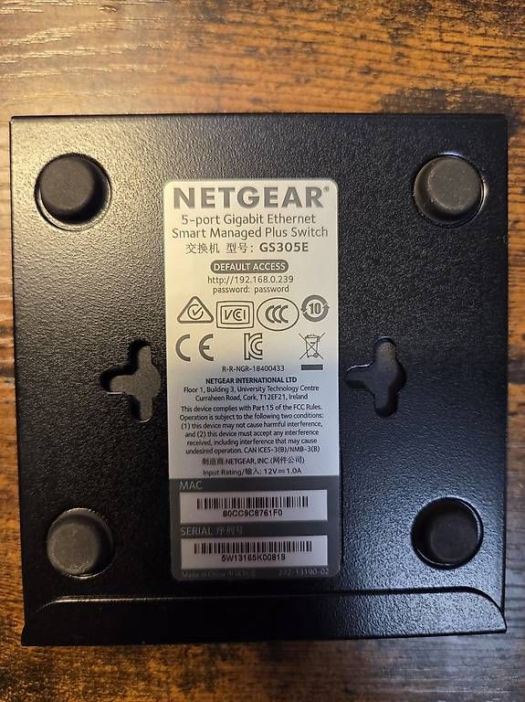 Hub & Switch: Netgear GS305E 5-Port Gigabit Smart Switch – Usato da Wettingen venduto da Allmilchigsinn 2