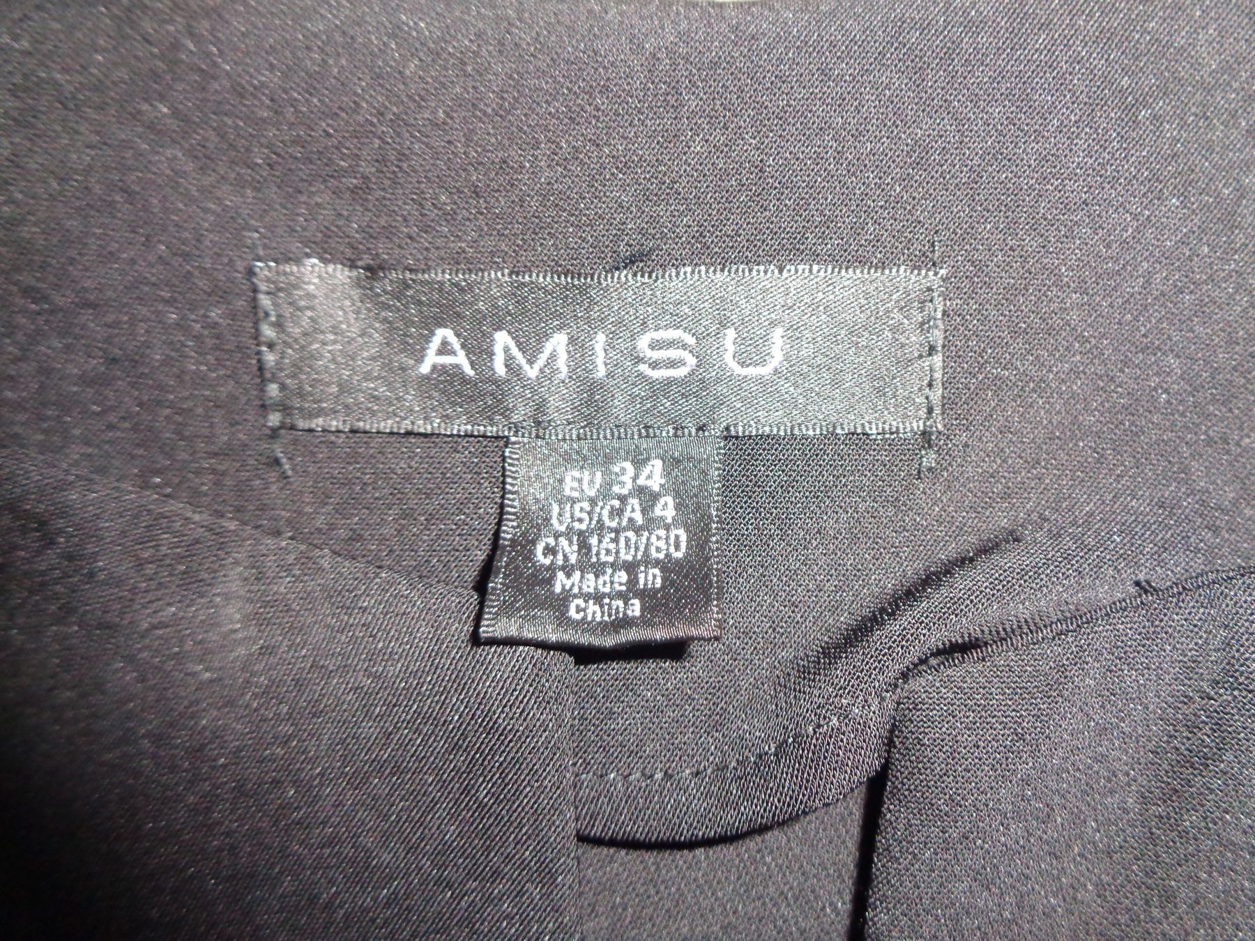 Blusen: Schwarze Bluse mit Glockenärmeln Gr. 34 Sommer Top! – Gebraucht aus Bottenwil von topshop 3