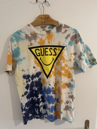 Guess x Smiley Tie-Dye T-Shirt , Grösse S aber fit M, y2k,