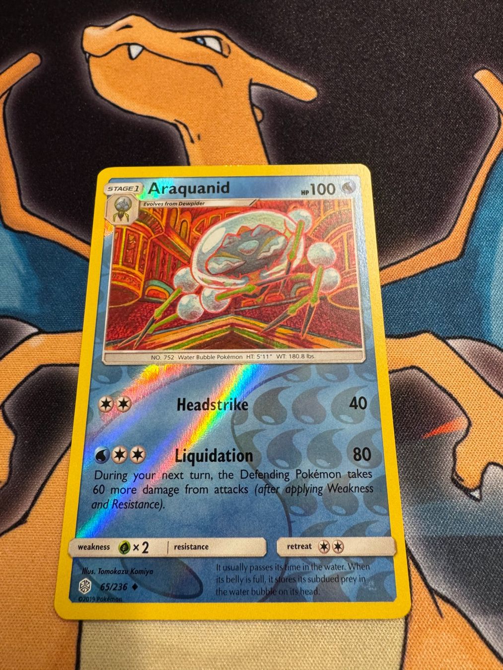 Pokémon Sammelbilder & Trading cards: Araquanid (CEC 65) - Reverse Holo - Cosmic Eclipse – Neu (gemäss Beschreibung) aus Bülach von Pfrenzel