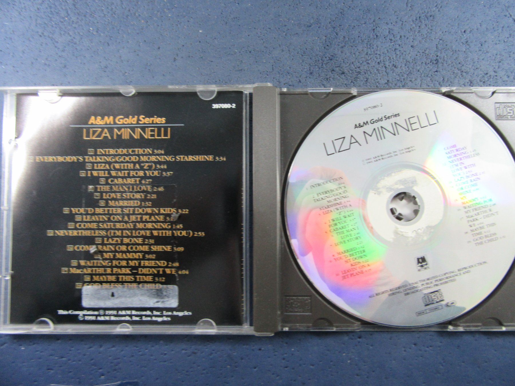 CD: LIZA MINALLI  " A&M GOLD SERIES " CD – Usato da Ettingen venduto da Hausi4711 2