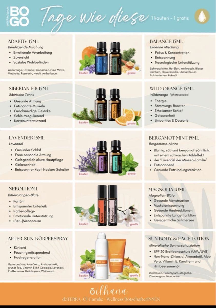 Doterra Oli essenziali: doterra 6 Gratis Öle und Bogo Buddle – Nuovo e nell'imballaggio originale da Reichenburg venduto da RelaxingMoments 2
