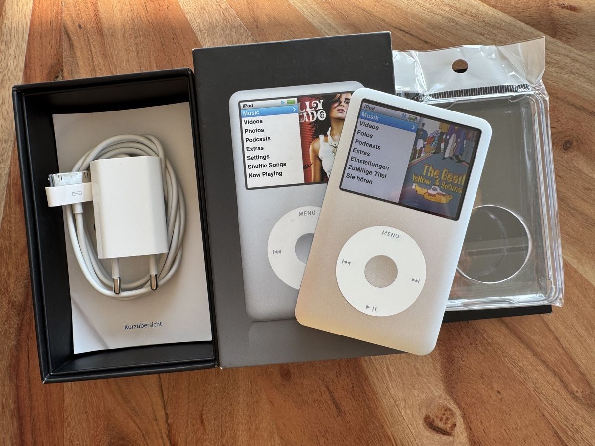 Apple Lettore multimediale portatile: Refurbished! iPod classic 6 80GB mit OVP Silber – Usato da St. Gallen venduto da hae_6rmh 2