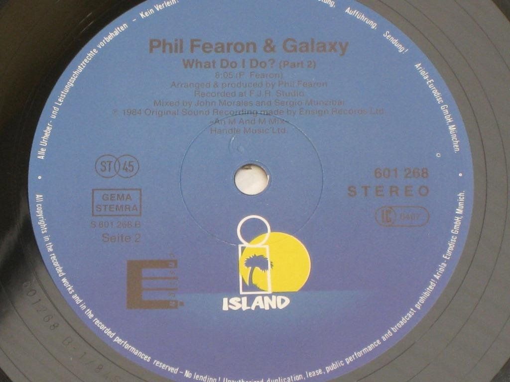 Schallplatten: MAXI - PHIL FEARON - WHAT DO I DO? – Gebraucht aus Steckborn von Quo7 2
