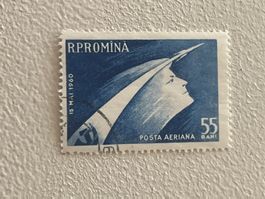 Cosmo und Space Theme Briefmarke