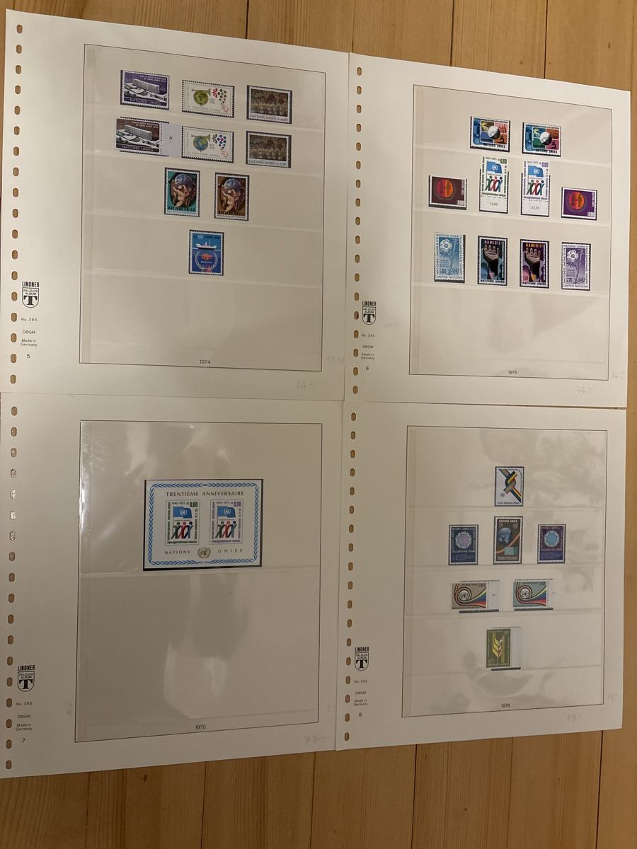 Tutti i francobolli: UNO Briefmarken Sammlung Schweiz 1969 -1995 – Nuovo (secondo la descrizione) da Freienstein venduto da Golfbueb 1