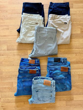 Markenpaket Hosen für Herren. Grösse 34-38. Neu