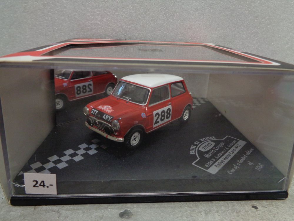 Vitesse 1:43 Morris Mini Cooper #182 Rallye de Monte Carlo 1964 Makinen