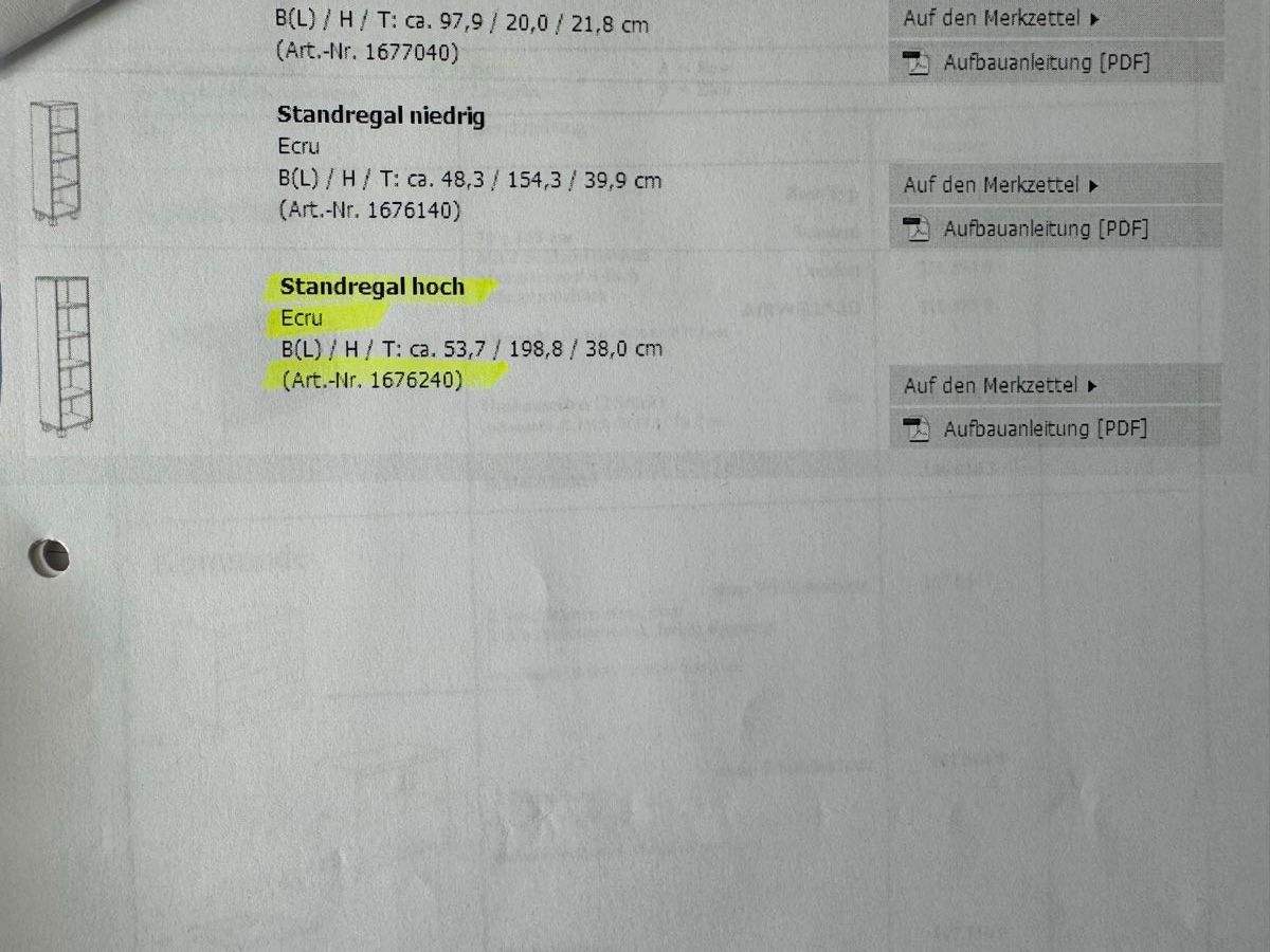 Regale: Regal hoch – Gebraucht aus Killwangen von Schnitzibitz 4