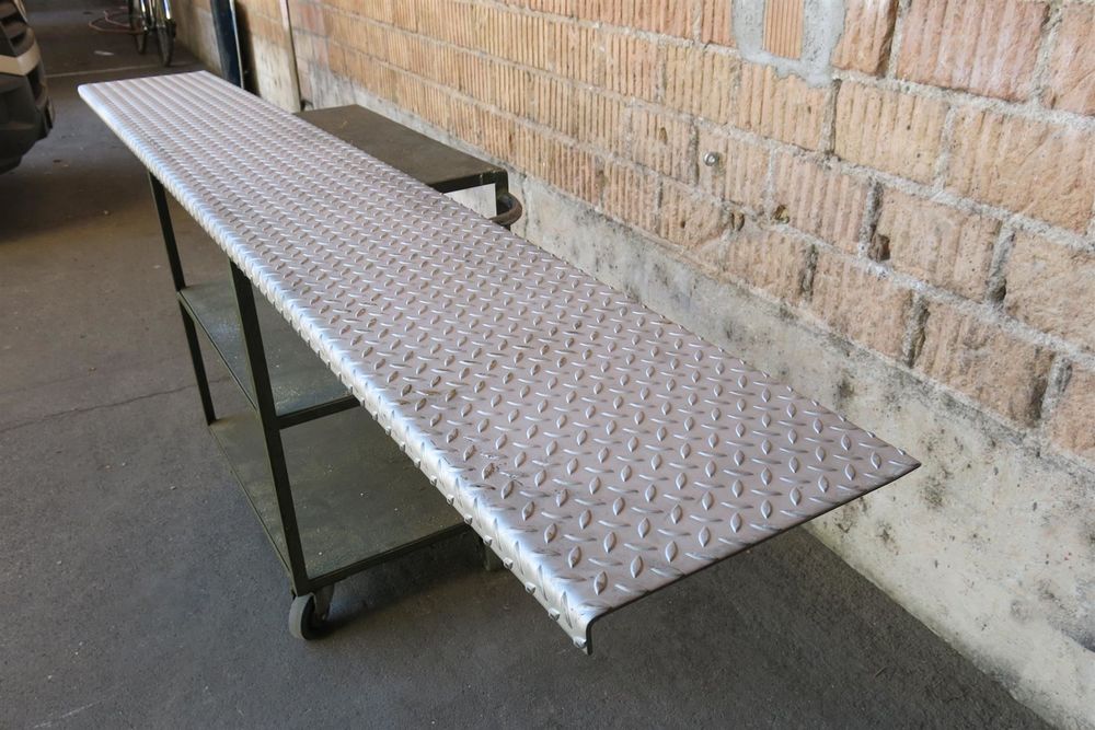 Rampe 240cm Riffelblech Tränenblech Rost | Comprare su Ricardo