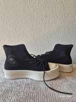 Converse All Star montantes à plateforme, noires, T. 39