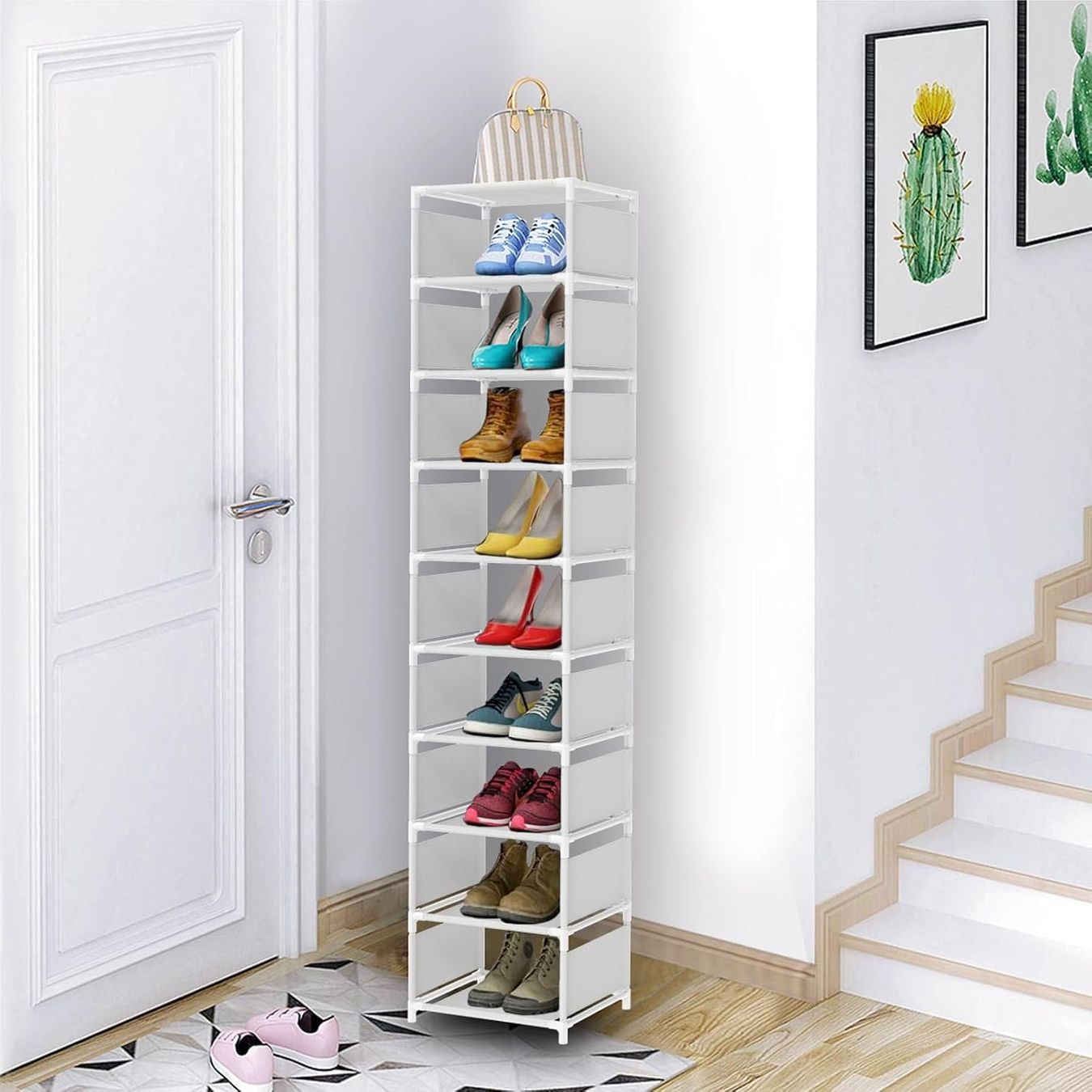 Scaffali: Schuhregal Weiss mit 10 Ebenen – Nuovo e nell'imballaggio originale da Nuglar venduto da SaleRitter 2
