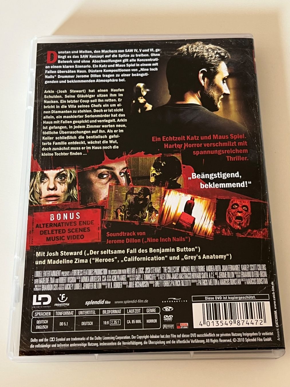 Alle DVDs: The Collector DVD Horrorfilm – Gebraucht aus Altstätten SG von sheamus 1