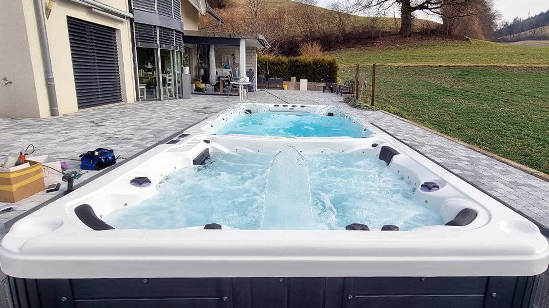 Piscine: Bahamas 6000 speciale Schwimmpool – Nuovo e nell'imballaggio originale da Grenchen venduto da Wellnesspools
