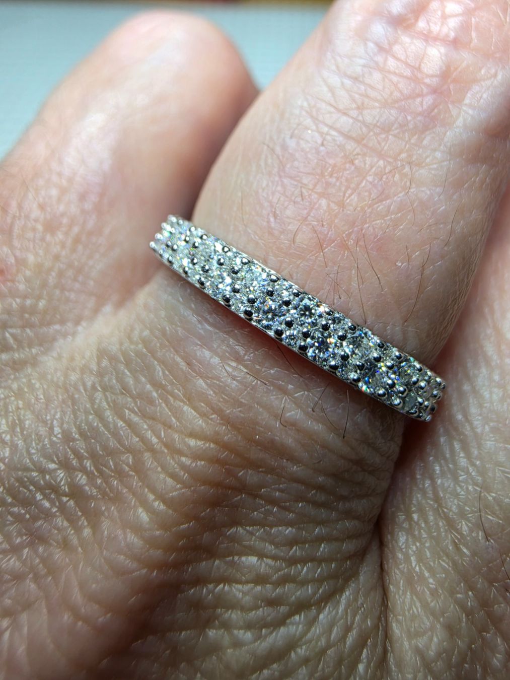 Anelli: Bague argent avec diamants de moissanite certifiés GRA – Nuovo e nell'imballaggio originale da Reconvilier venduto da Tsma67 9
