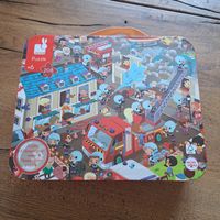 Janod Puzzle 208 Teile Feuerwehrmotiv ab 6 Jahre 