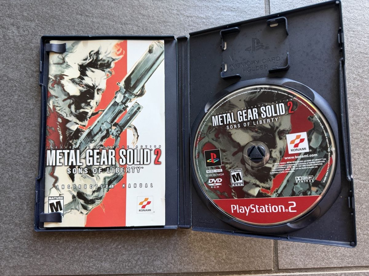 Sony Giochi: Metal Gear Solid 2 PS2 NTSC – Usato da Zürich venduto da cENS0R 2