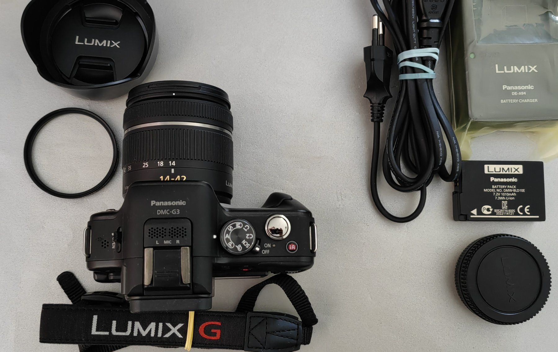 Panasonic Kamera: Lumix Panasonic DMC-G3 mit 14-42 mm Objektiv – Neu (gemäss Beschreibung) aus Weiningen ZH von Schmacki