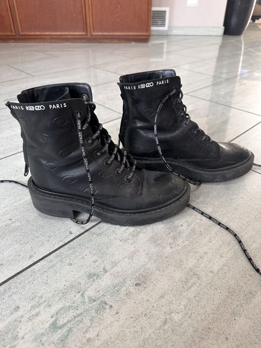 Kenzo Scarpe da donna: Kenzo Paris Combat Boots in 36 – Usato da Roggwil BE venduto da ls2_f66j 1