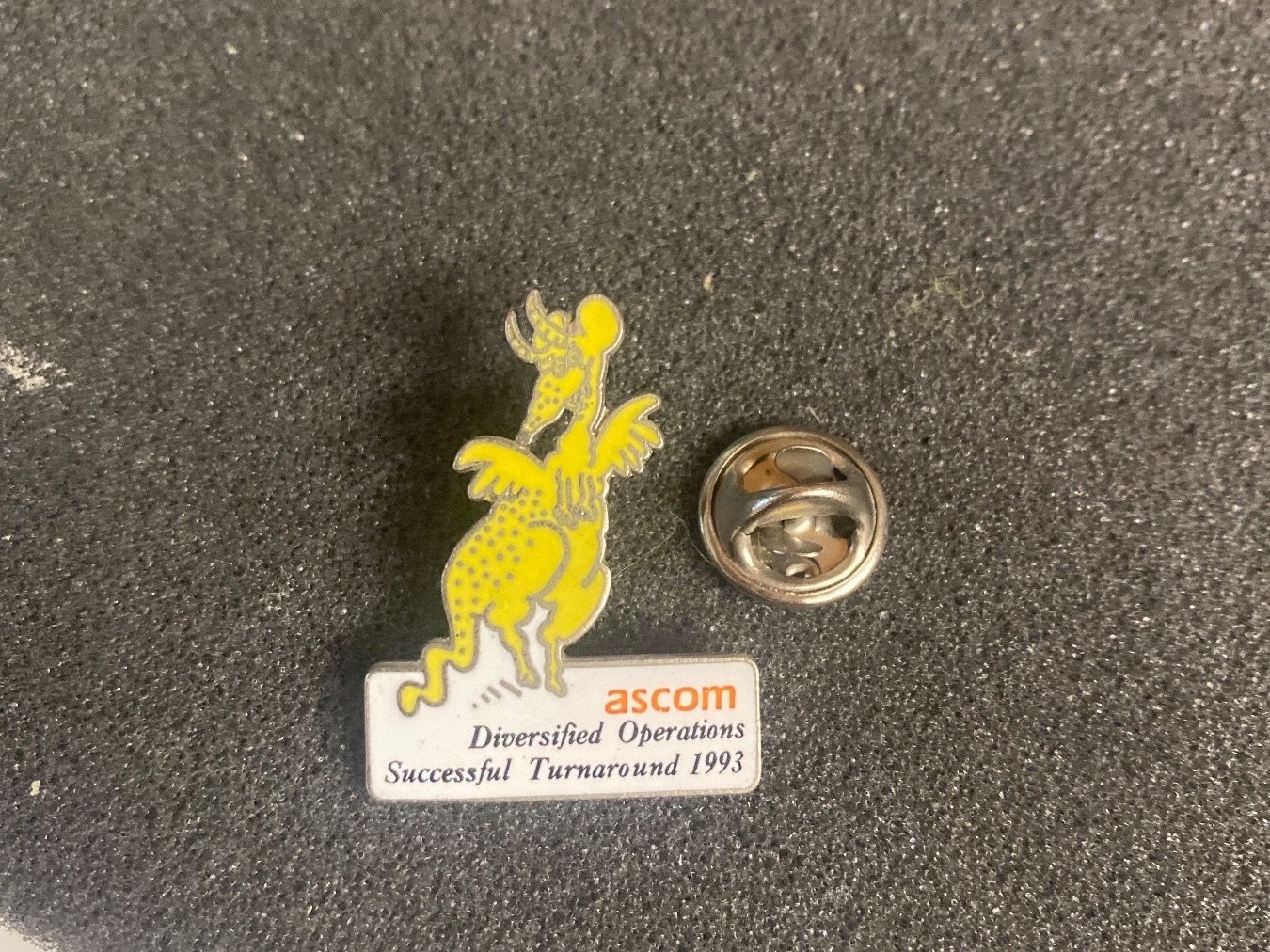 Placchette & Badge: PIN'S - ASCOM - 1993 – Usato da Le Brassus venduto da cinema13