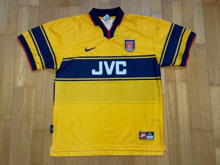 1997 Nike Arsenal Football Jersey Aways Shirt Sz XL