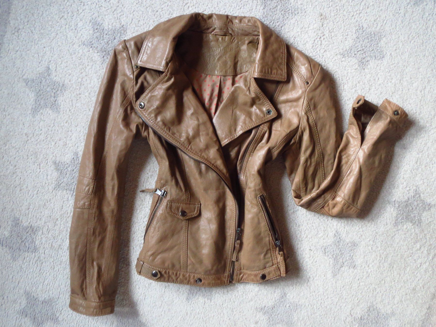 Giacche: tolle Damen Lamm Nappaleder Jacke Gr 38 – Usato da kiental venduto da Anna3723