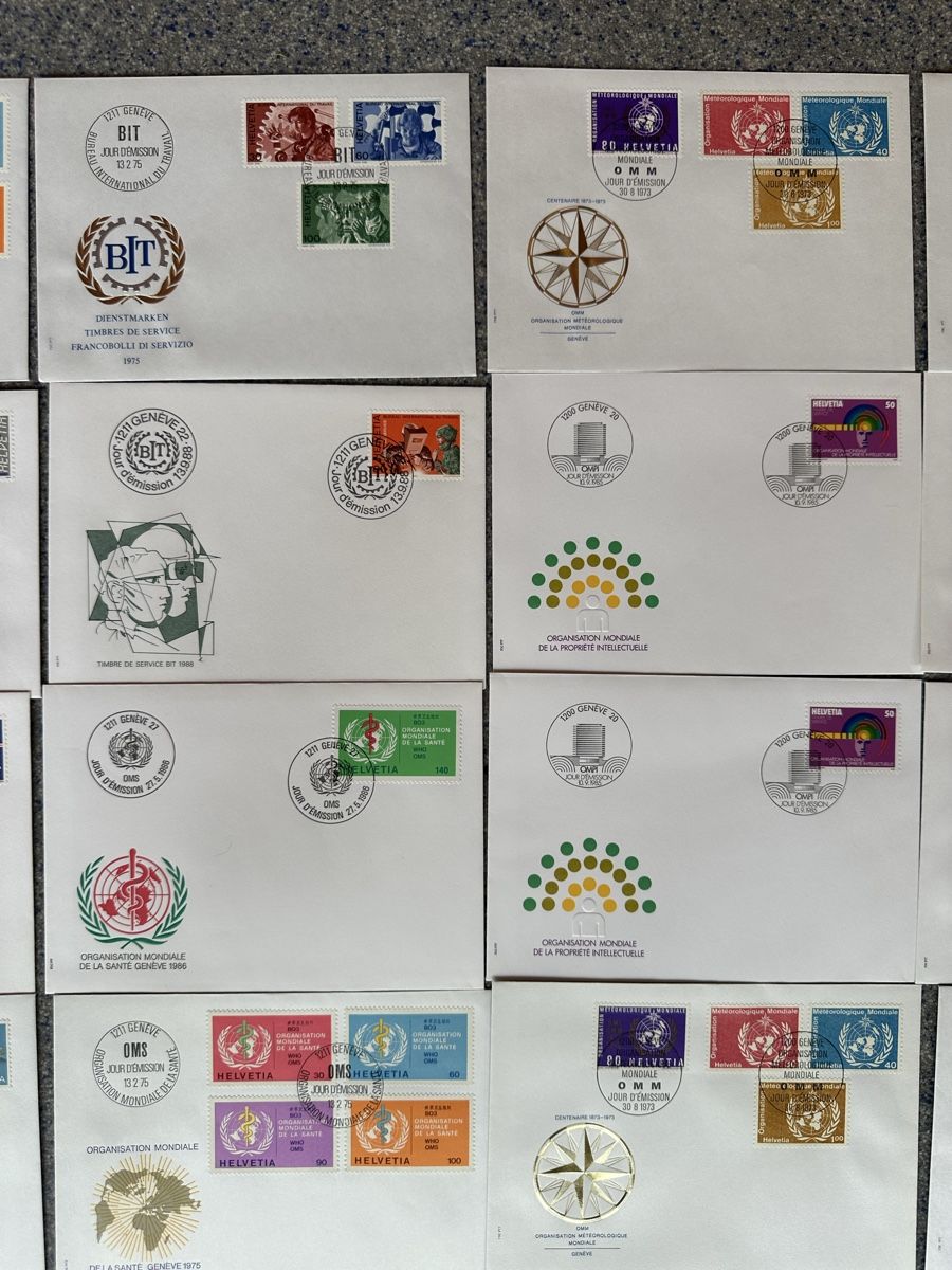 Tous les timbres: Schweiz - 24x FDC  Ämter – D'occasion à Schmitten / FR par Samsara169 2