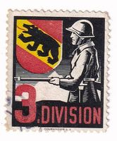 Soldaten Briefmarke gestempelt