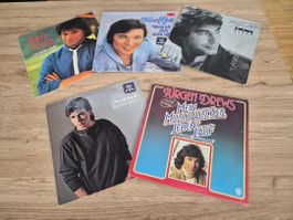 LP Sammlung Schlager J. Drews N. Angelo R. Black Gott Borg