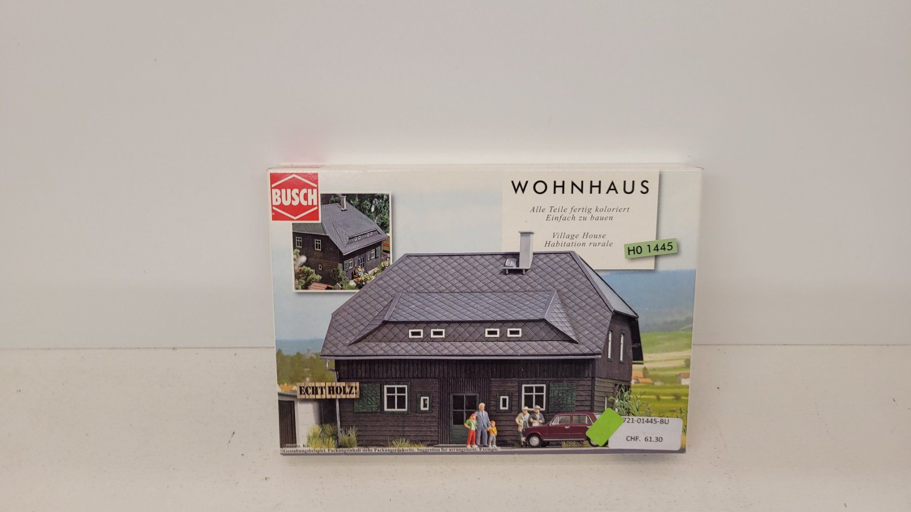Faller Modellini di ferrovie: Konvolut aus Busch/Faller Wohnhaus H0 – Usato da Büsserach venduto da ModellbahnDepot 1