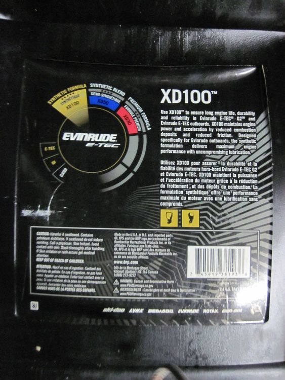 XPS Evinrude ETEC XD100, Direct Injection Marine Oil (9.46L Kaufen