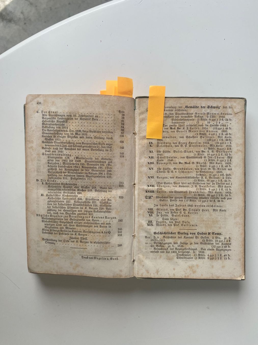 Libri: 1844 Geschichtsbuch Gemeinden Kt. Aargau – Usato da Langendorf venduto da Antik-Samariter 8