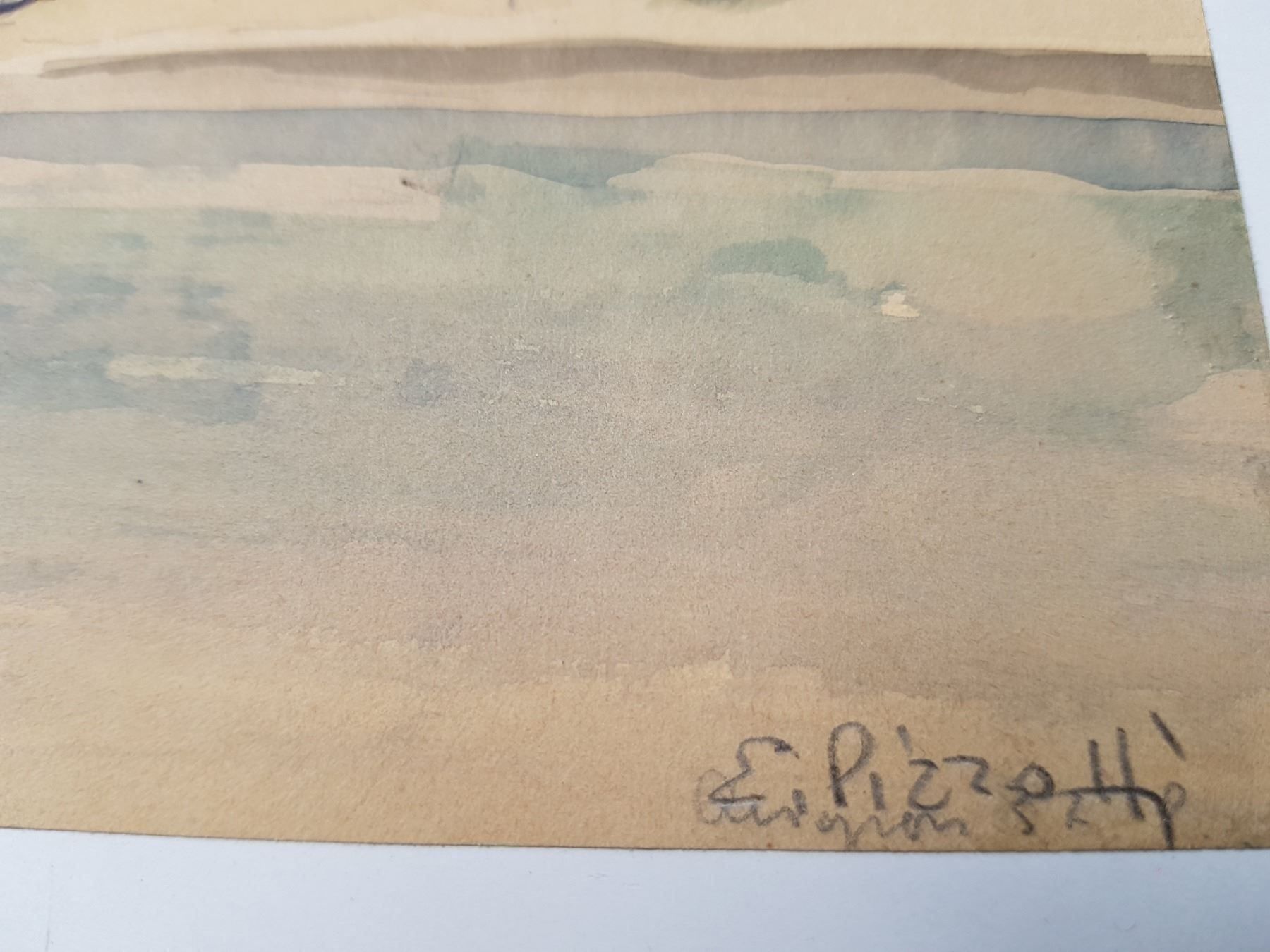 Dipinti: Ernest PIZZOTTI  belle aquarelle Avignon – Usato da Lausanne venduto da leneko 3