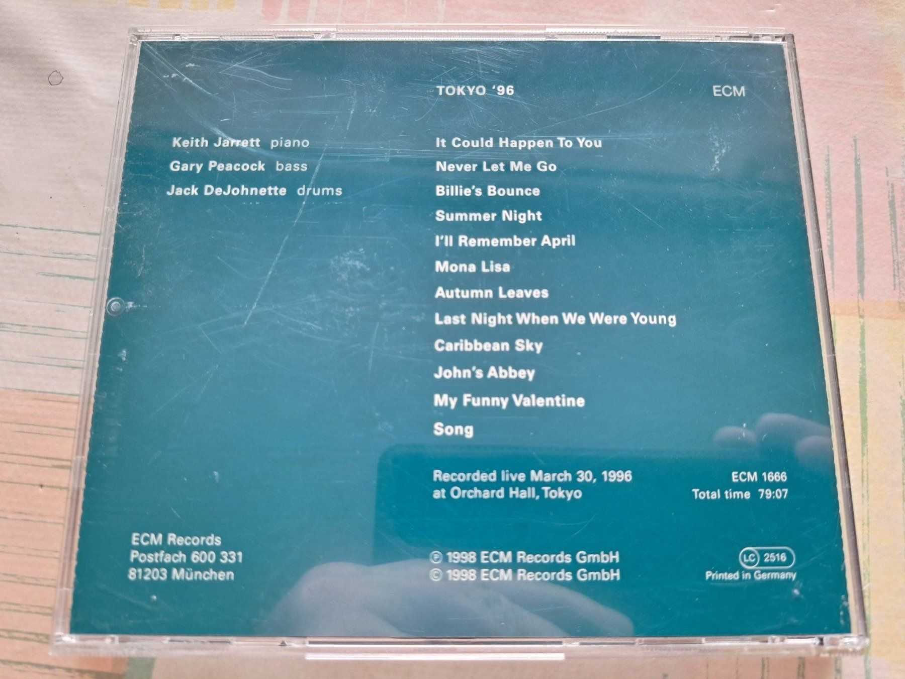 CDs: Cd Keith Jarrett - Tokyo 96 – D'occasion à Pully par bro_n52j 1