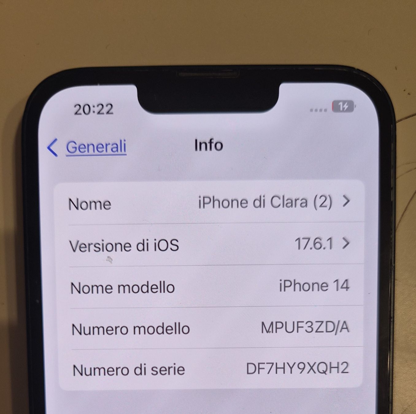 Apple Telefoni cellulari / Smartphones: Iphone 14 128giga – Usato da Lugano venduto da cla_x5tk 1