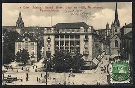Zürich, Grand Hotel Baur en ville, Pete