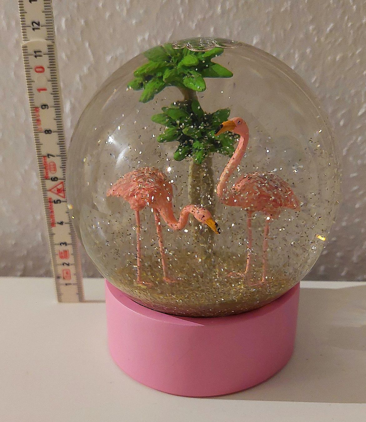 Tutte le decorazioni: Deko/ Flamingo Glas schneekugel – Nuovo (secondo la descrizione) da münchenstein venduto da ewu_8lcz 1