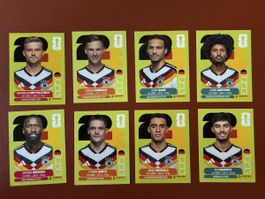 GER 6,9,10,11,15,17,18,19 - Panini WM 2026 - Havertz,Kimmich